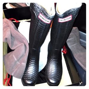 Hunter rain boots