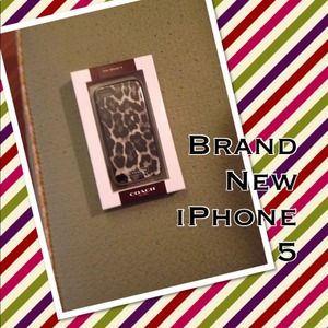 ❌Sold❌💯% Authentic Coach iPhone 5 case