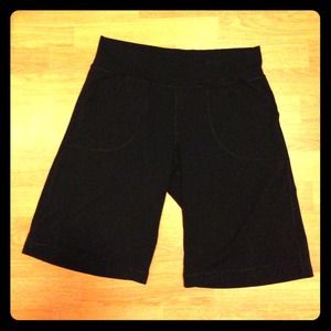 Black Lululemon relaxed shorts