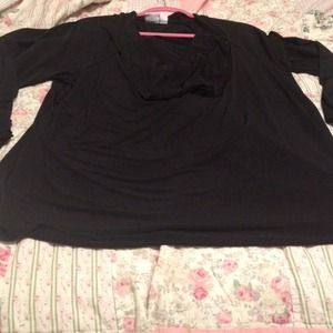 Long sleeve black tunic