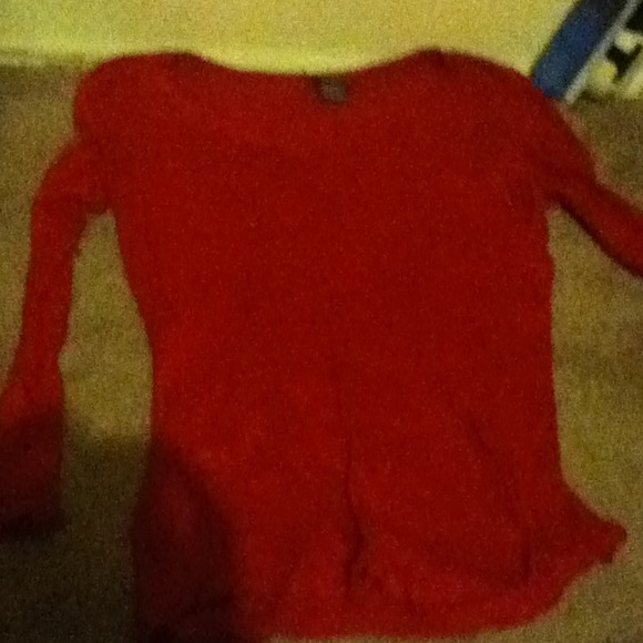 Hot pink sheer top