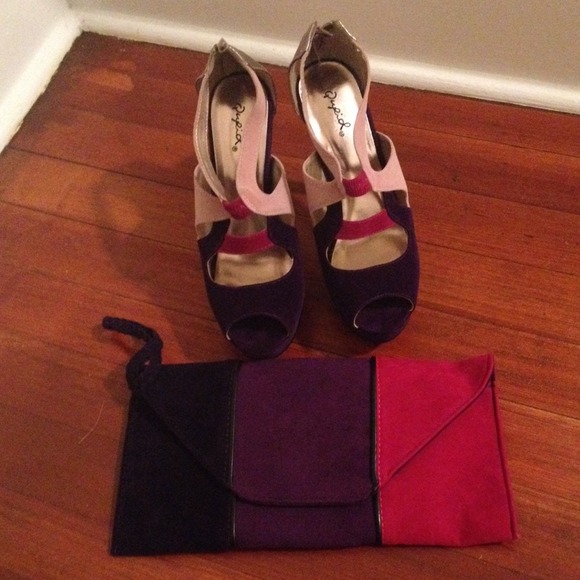 Color block heels - Picture 3 of 4