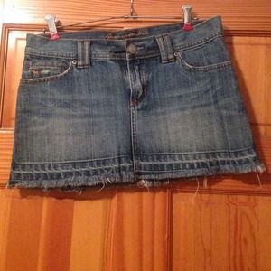 Abercrombie and Fitch Denim Mini Skirt