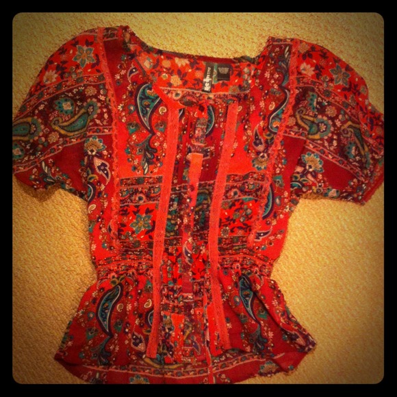 Bohemian style blouse