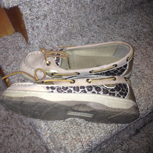 Sperry boat shoes leopard print