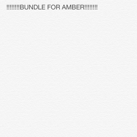 !!!!ON HOLD!!!! Bundle for Amber!!!!