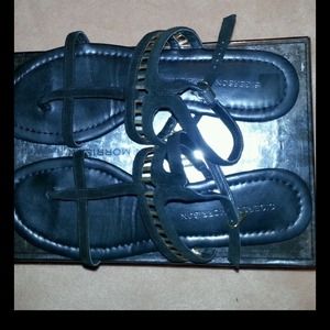 Sigerson Morrison black sandals 7.5