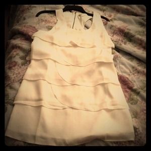 Francesca's Criss Cross White Dress