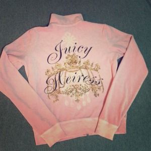 Pink Juicy Couture Zip up
