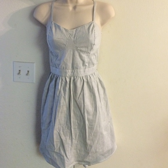 LAST 1--New sweetheart denim dress large - Picture 2 of 4