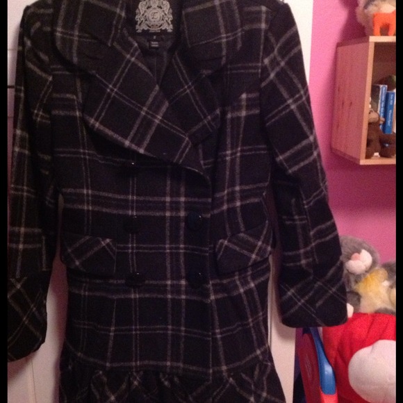 Esprit gray warm coat siZe small