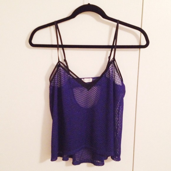 SILENCE AND NOISE Mesh Cami