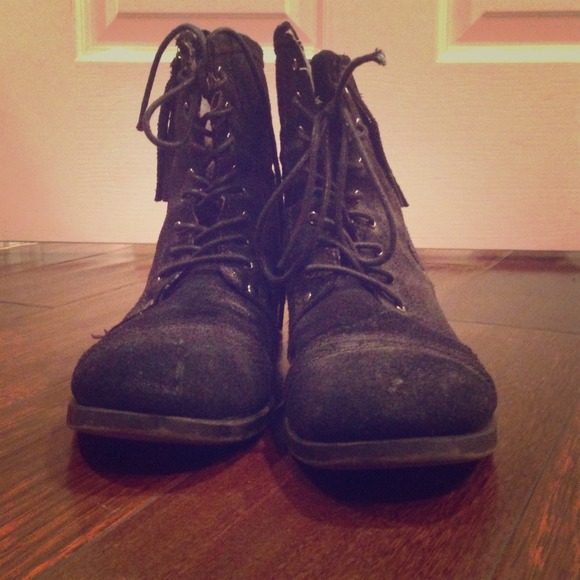 Black ALDO Combat Boots