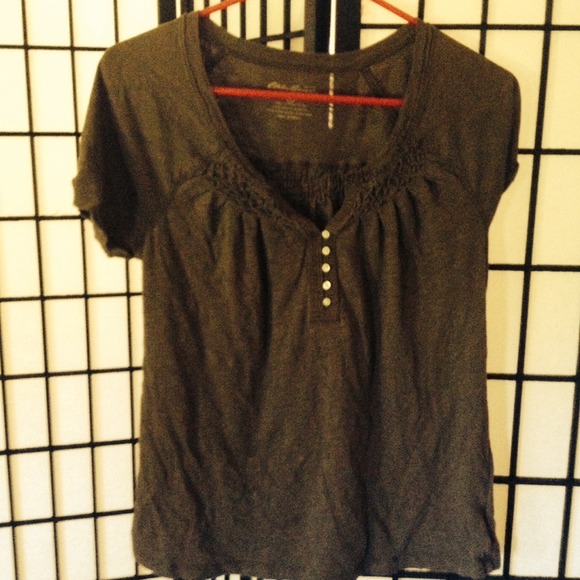 Olive green top