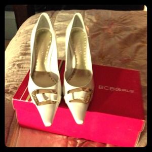 BCBGirls White Dress Shoes