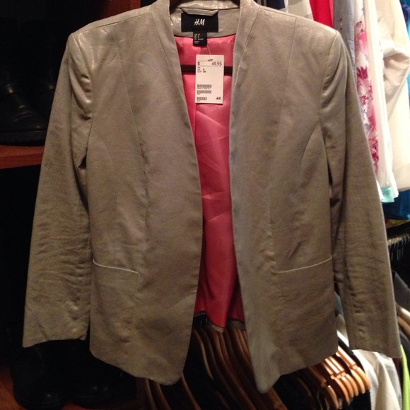 H&M Shimmery Linen Blazer / Jacket