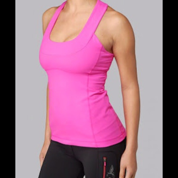 Lululemon pink  scoop neck size 4