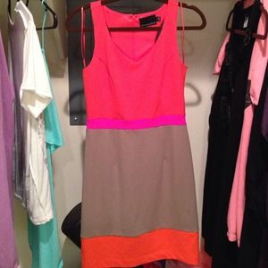 Never worn! Cynthia Rowley Color Block Dress