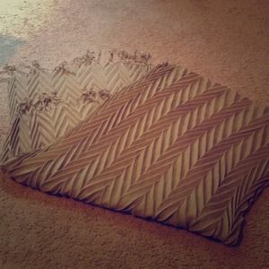 Chevron Cream Scarf 🎀