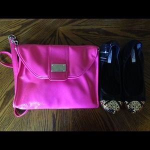 Nine West Hot Pink Cross-body Bag