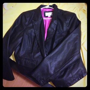 SOLD! Black Target faux-leather jacket
