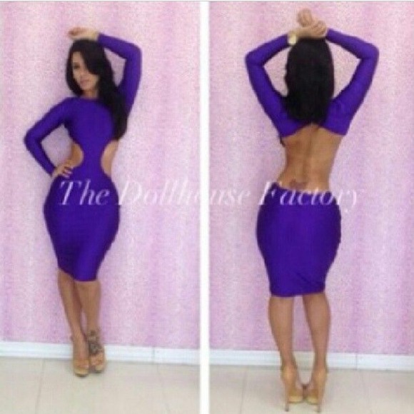 Royal blue dress