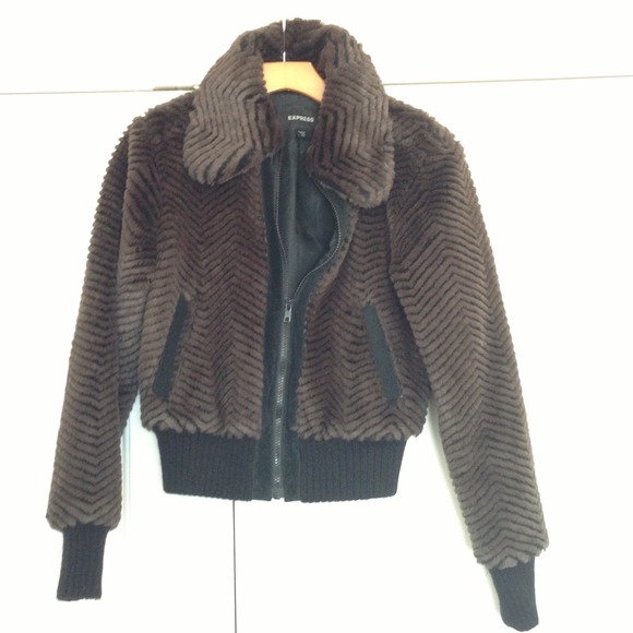 Express Fur Bomber Jacket