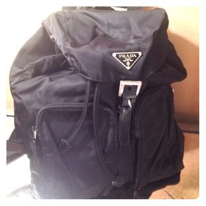 Prada Backpack authentic bag, made in Italy