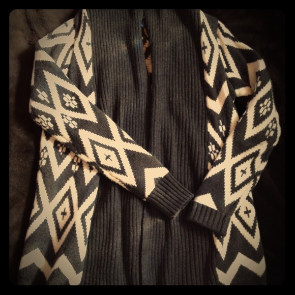 Sweaters - Long Tribal Cardigan Sweater!