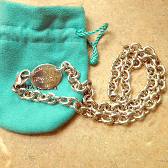 Tiffany & Co. Jewelry - For @chasemeridian RTT Tiffany Oval Tag Necklace