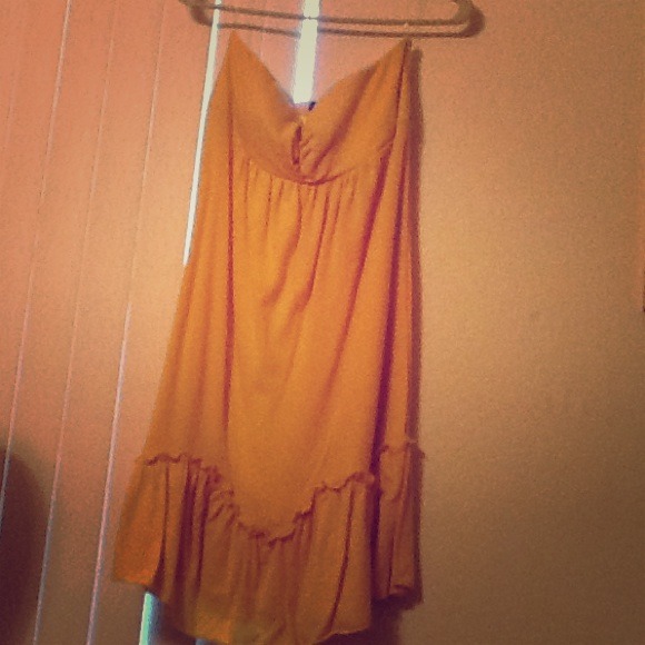 Yellow Short Maxi Dress