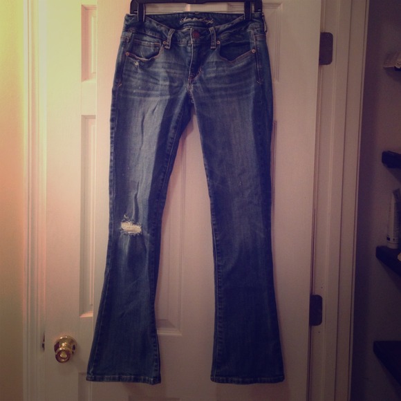 American eagle skinny kick jeans