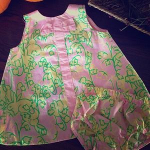 Lilly Pulitzer smock and bloomers