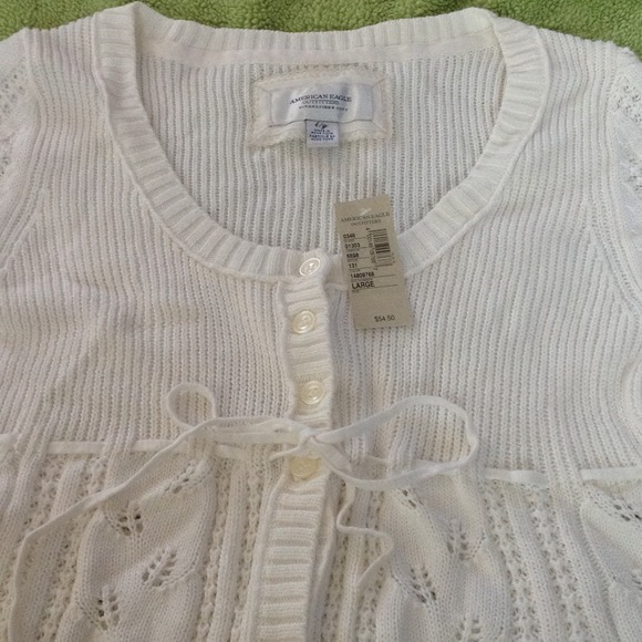 Cream Short Sleeve Knit Top