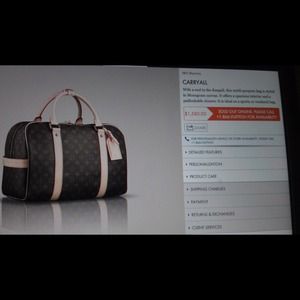 🔥⏳SOLD-LAYAWAY🔥⏳ Louis Vuitton Carryall bag