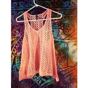 Pink Salmon Color Crochet