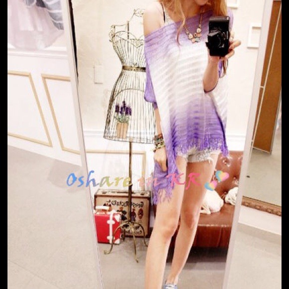 ⛔SOLD⛔Brand New Super Cute Ombre Boho Sweater - Picture 3 of 3