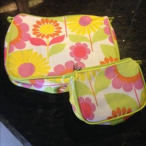 Really cute matching make up bags NWOT