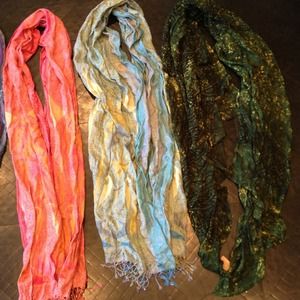 Beautiful scarves from Anthropolgie!