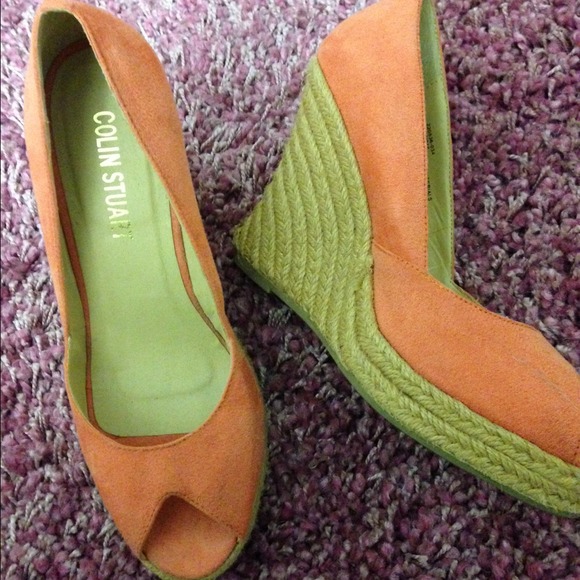 Sexy Orange open toe wedge