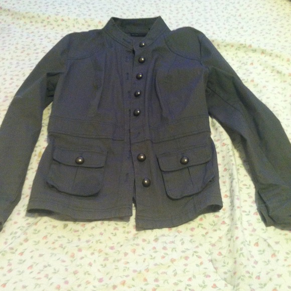 new york and company military style jacket