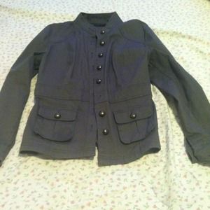 new york and company military style jacket
