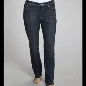Dark Blue Chandelier Bootcut Jeans
