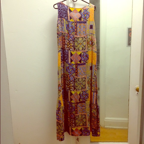 vintage Dresses & Skirts - VINTAGE boho maxi dress