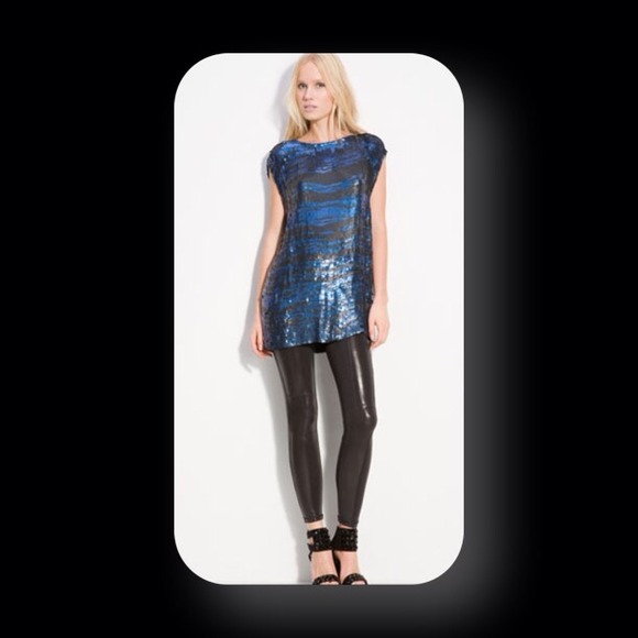 Balmain Tops - 2x Host Pick Balmain Zebra Sequin Tunic -NWT Sz 44