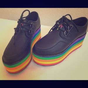 🚫SOLD🚫 Y.R.U Rainbow Platform Creeper