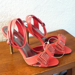 Peach heels