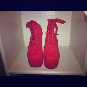 !Reduced! Orange platform shoes