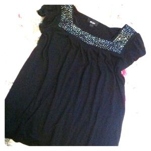 Black Top with Rhinestones