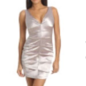 Arden B Pink Satin Dress